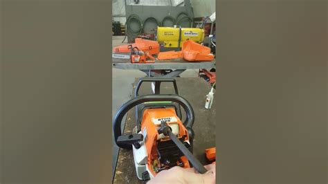 testing compression on stihl chainsaw